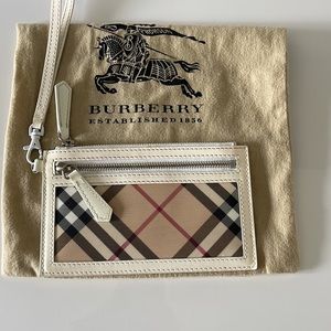 Authentic Burberry Wristlet Clutch. Gently Used - image 1